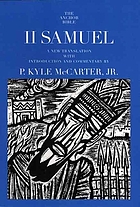 II Samuel : a new translation with introduction, notes and commentary