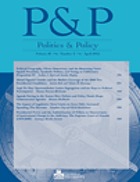 Cover of Politics and Policy