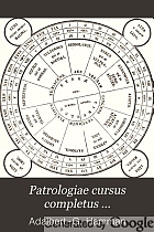 Patrologiae cursus completus. Series Latina.