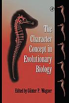 The character concept in evolutionary biology