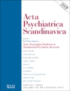 Acta psychiatrica Scandinavica.