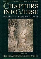 Chapters into verse : poetry in English inspired by the Bible