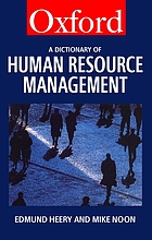 A dictionary of human resource management