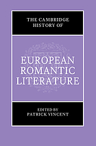 The Cambridge history of European Romantic literature