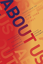 book cover for About us : essays from the disability series of the New York times