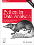Front cover image for Python for data analysis : data wrangling with Pandas, NumPy, and IPython