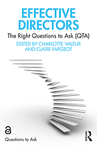 book cover for Effective directors : the right questions to ask (QTA)