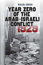 Year zero of the Arab-Israeli conflict 1929
