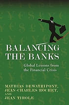 Balancing the banks : global lessons from the financial crisis
