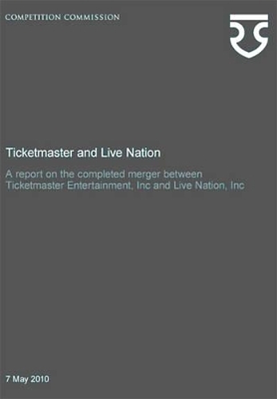 Ticketmaster and Live Nation : a report on the completed merger between