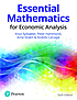 Essential mathematics for economic analysis by Knut Sydsaeter