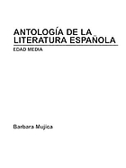 Antologia de la literatura española
