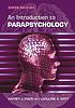 An introduction to parapsychology by  H  J Irwin 