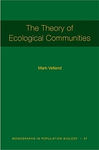 Theory of ecological communities (mpb-57).