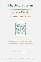 ADAMS FAMILY CORRESPONDENCE : october 1799february 1801.