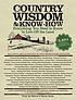 Country wisdom & know-how : everything you need... by  Storey Communications. 