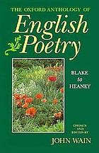 The Oxford anthology of English poetry