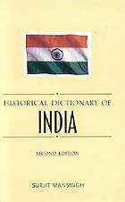 Historical dictionary of India