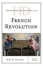 Historical dictionary of the French Revolution