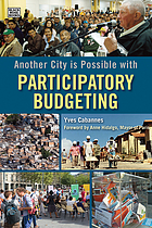 Another city is possible with participatory budgeting.