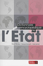 Dictionnaire encyclopédique de l'Etat
