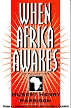 When Africa awakes