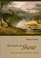 The earth on show : fossils and the poetics of popular science, 1802-1856