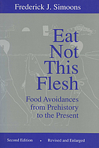 Eat noth this flesh : food avoidances from prehistory to the present