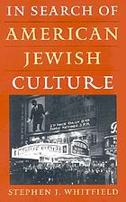 In search of American Jewish culture
