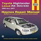 Toyota Highlander & Lexus RX 300/330 repair manual