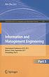 Information and management engineering : international... by Min Zhu