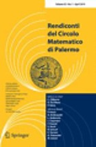Rendiconti del Circolo Matematico di Palermo.
