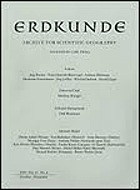 Erdkunde archive for scientific geography