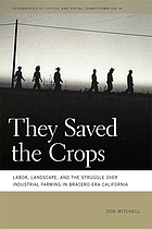 They saved the crops : labor, landscape, and the struggle over industrial farming in Bracero-era California