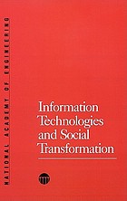 Information technologies and social transformation