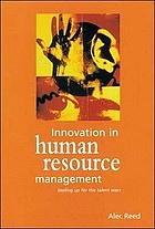 Innovation in human resource management