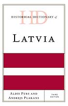 Historical dictionary of Latvia