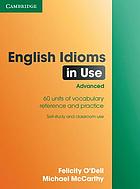English idioms in us : advanced : 60 units of vocabulary reference and practice, Self-study and classroom use