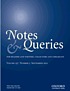 Notes and queries. by Thomson Gale (Firm)