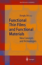 Functional thin films and functional materials : new concepts and technologies
