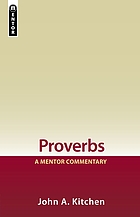 Proverbs : a Mentor commentary