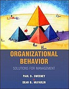 Organizational behavior : solutions for management