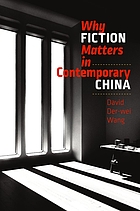 Why fiction matters in contemporary China