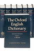 The Oxford English dictionary by  John Andrew Simpson 