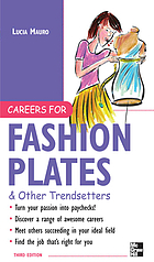 book cover for McGraw-Hill's careers for fashion plates & other trendsetters
