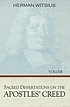 Sacred dissertations : on the Apostles' creed by Herman Witsius