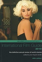 International film guide 2009 : the definitive annual review of world cinema
