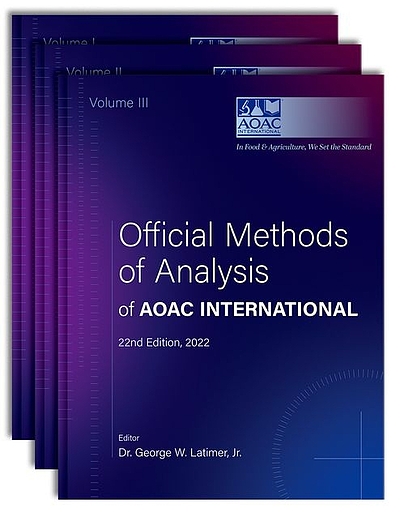 Official methods of analysis of AOAC international | WorldCat.org