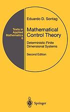 Mathematical control theory : deterministic finite dimensional systems