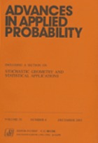 Advances in applied probability.